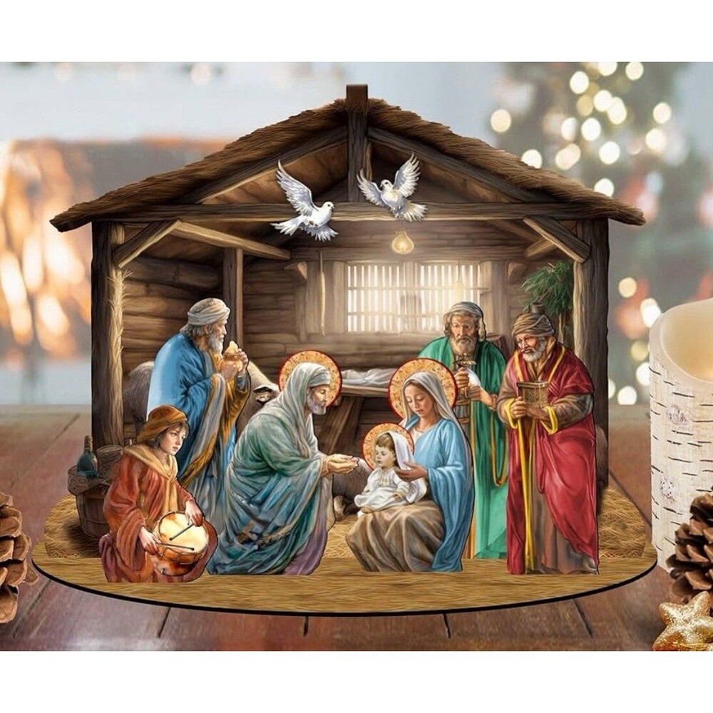 G. Debrekht Designocracy Nativity Scene Décorative Set